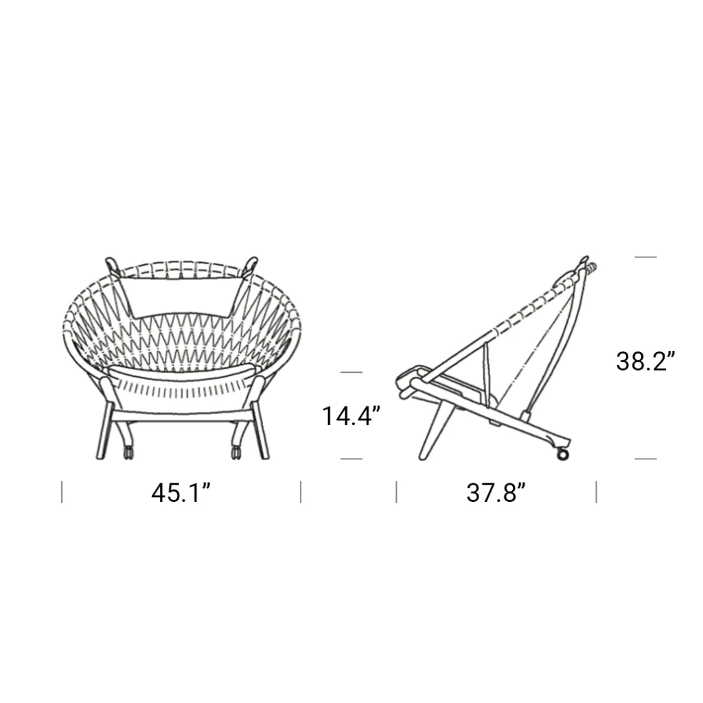 harrow chair dimension mobile 1666789240237 - Papa Bear Chair Replica,  Papa Bear Chair,  Hans J. Wegner