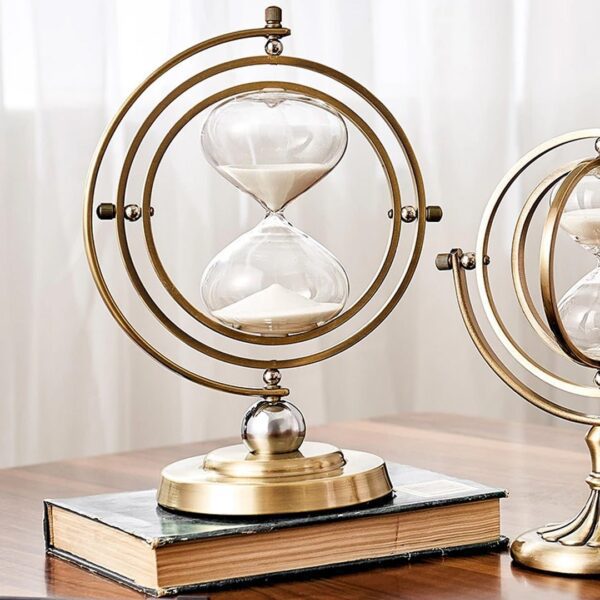 questrial brass hourglass 512164