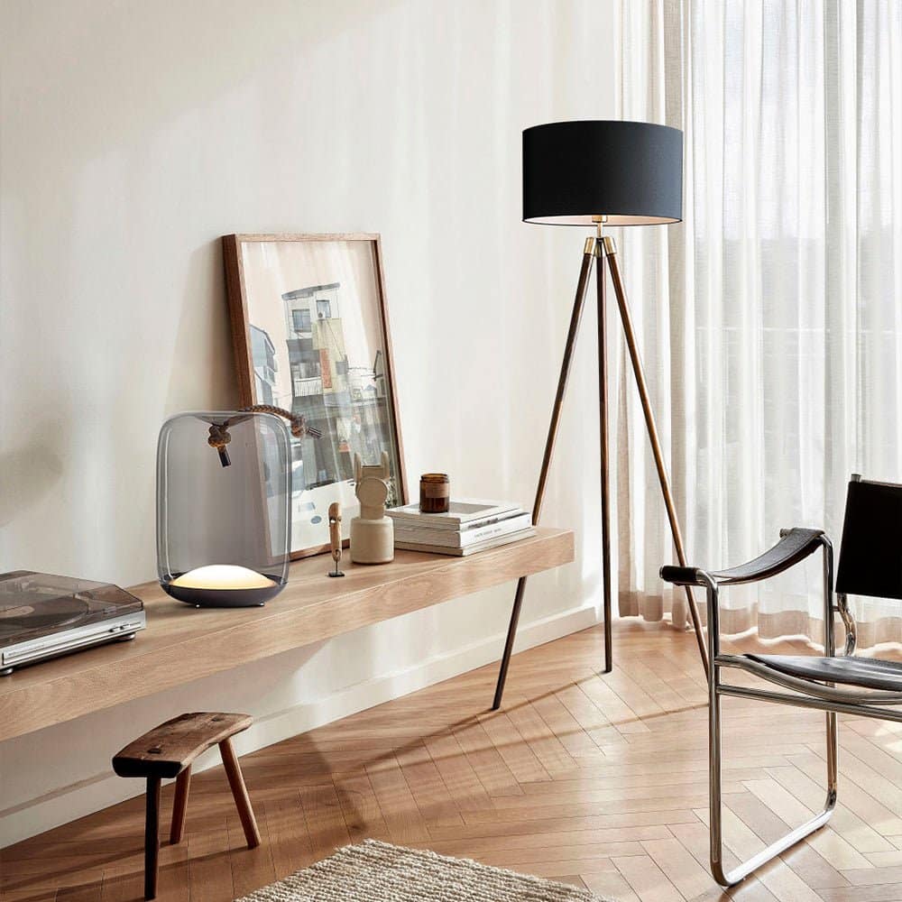 Sans Table Lamp by Sohnne emits a warm and cozy light, creating a comforting ambiance in any space.
