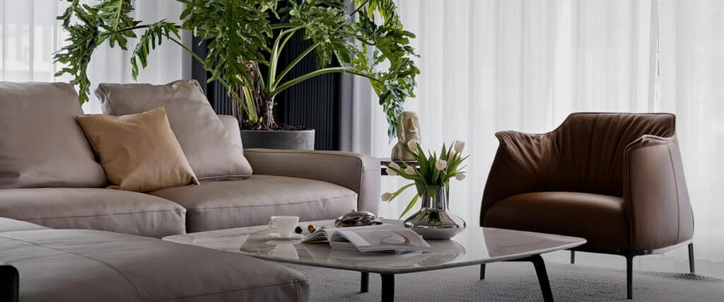 The Archibald Armchair Replica is a perfect combination of form and function, featuring a contemporary design that blends elegance and comfort