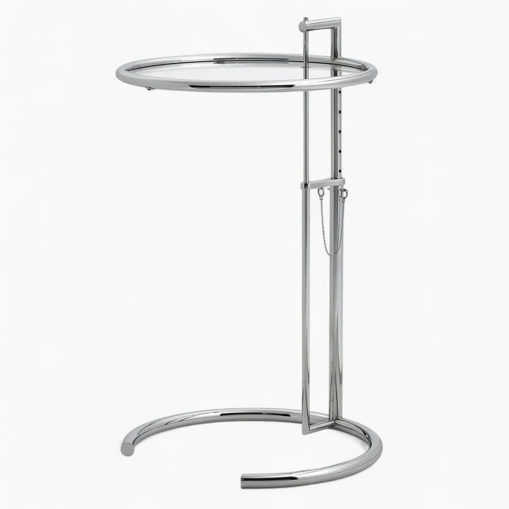 E1027 Side Table Silver 10 | Sohnne® E1027 Side Table Silver 10 - E1027 Side Table
