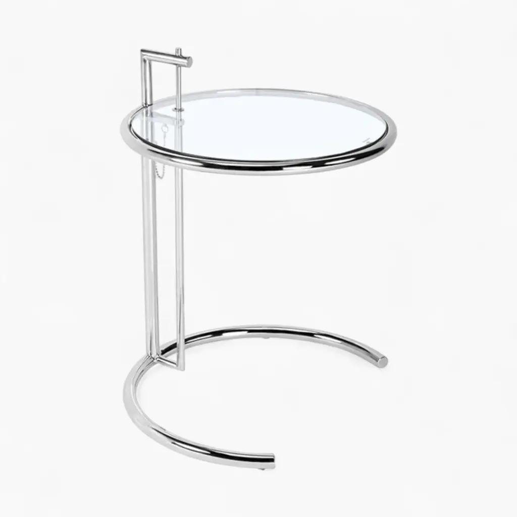 E1027 Side Table Silver 3 - E1027 Side Table