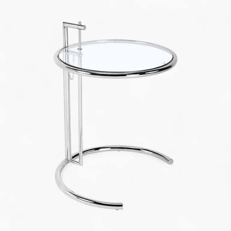 E1027 Side Table Silver 3 - E1027 Side Table