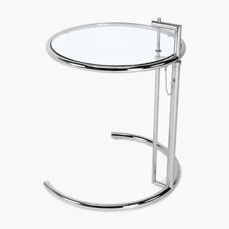 E1027 Side Table Silver 4 - E1027 Side Table
