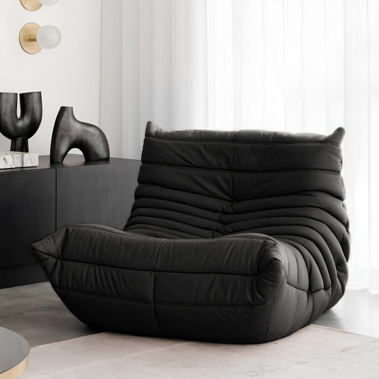 Togo Chair Black Leather 1 1 | Sohnne®