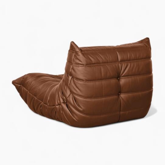 Togo Chair Brown Leather 5 Photoroom - Togo sofa