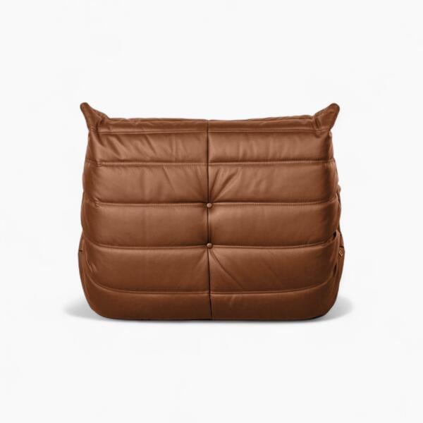 Togo Chair Brown Leather 6 Photoroom - Togo sofa