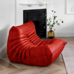 Togo Chair Red Leather 1 | Sohnne®