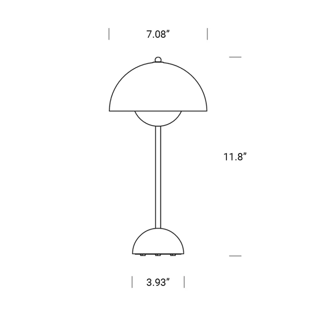 flamingo table lamp dimension mobile 1669187723123 - Flowerpot VP9 Table Lamp Replica, modern, table lamp