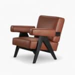 053 Capitol Complex Armchair Brown 2 - 053 capitol complex armchair