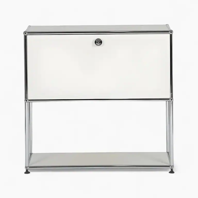 Haller P2 Bedside Table White 2 - Fritz P2