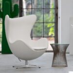 Sohnne Egg Chair White Leather 4 | Sohnne®