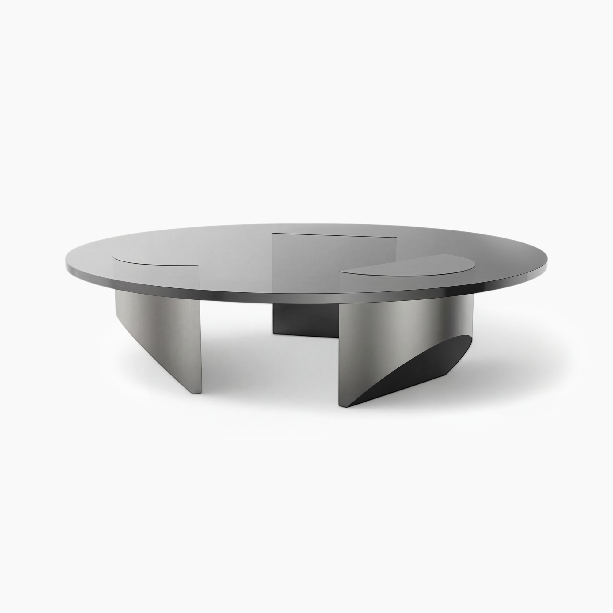 Wedge Coffee Table Brushed 1