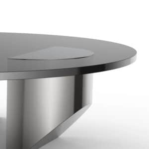 Wedge Coffee Table Replica_Black Polish Steel 4 | Sohnne® Wedge Coffee Table Replica Black Polish Steel 4 - Wedge Coffee Table