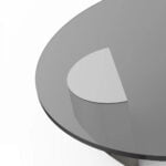 Wedge Coffee Table Replica Black Polish Steel 5 - Wedge Coffee Table