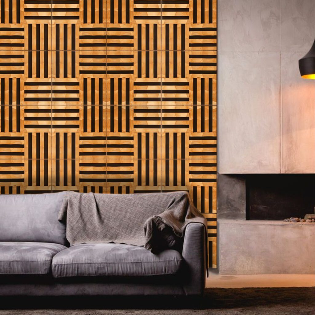 accent wall panel ideas - Embrace Geometric Patterns and Shapes to Elevate Visual Appeal
