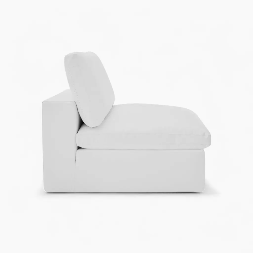 Cloud Couch Armless Replica White 3 - Cloud couch