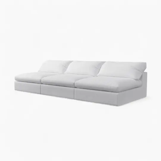 Cloud Couch Armless Replica White 6 - Cloud couch