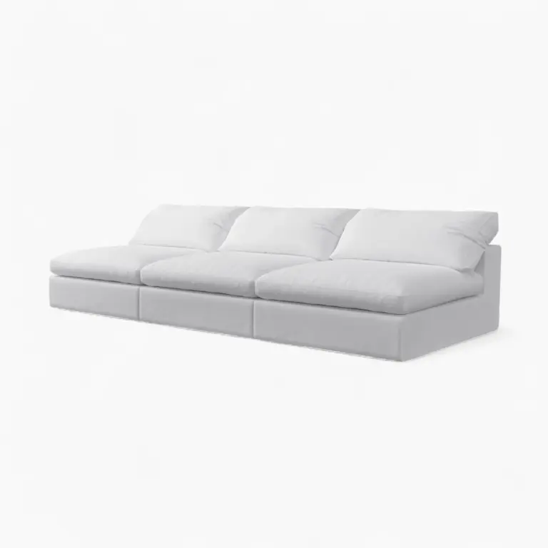 Cloud Couch Armless Replica White 6 - Cloud couch