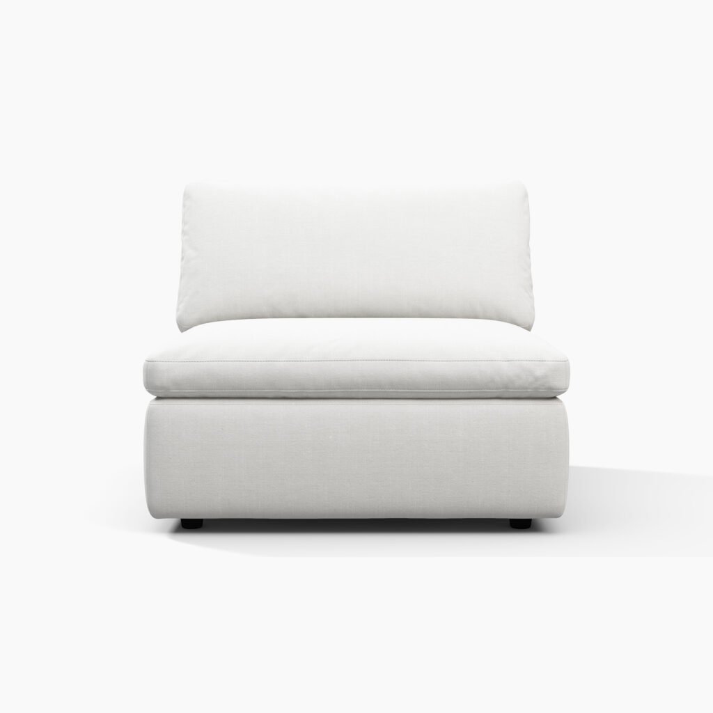Cloud Sofa - Armless White (1) - Cloud couch