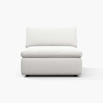 Cloud Sofa - Armless White (1) - Cloud couch