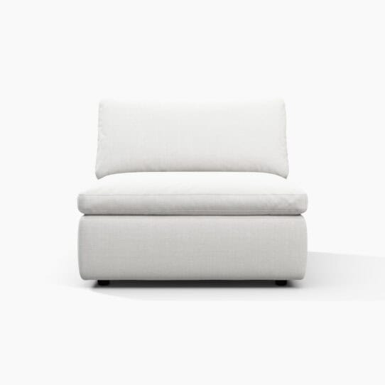 Cloud Sofa - Armless White (1) - Cloud couch