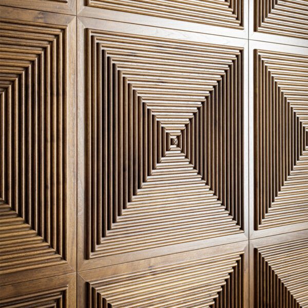 Display Parallel Mosaic Wood Wall Panel 11