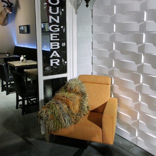 Display Rectangular 3D PVC Wall Panel 4