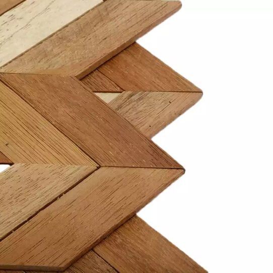 Display Triangular Mosaic Wood Wall Panel 4