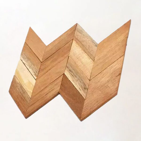 Display Triangular Mosaic Wood Wall Panel 6