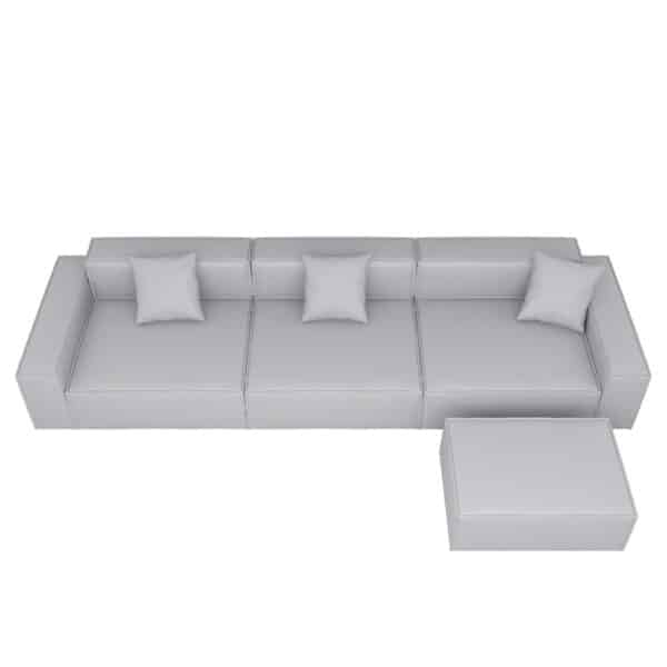 Listing Baverly Sofa grey 3