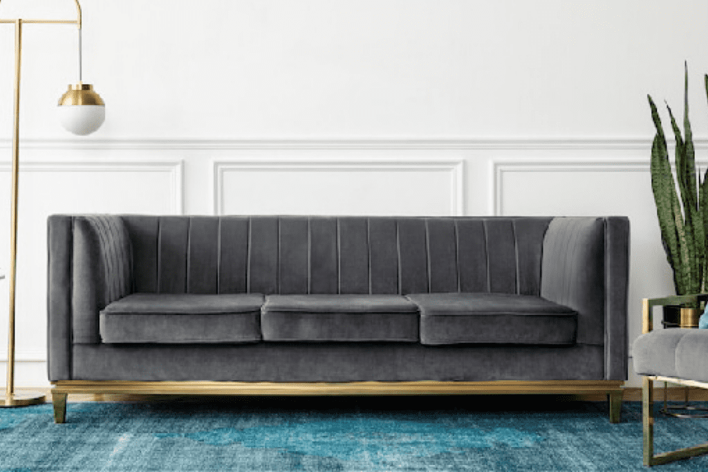 velvet sofa materials