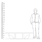 Wedge Coffee Table Replica Height Comparison - Wedge Coffee Table