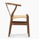 CH24 Wishbone Chair - Brown 3 - CH24,  Hans J. Wegner