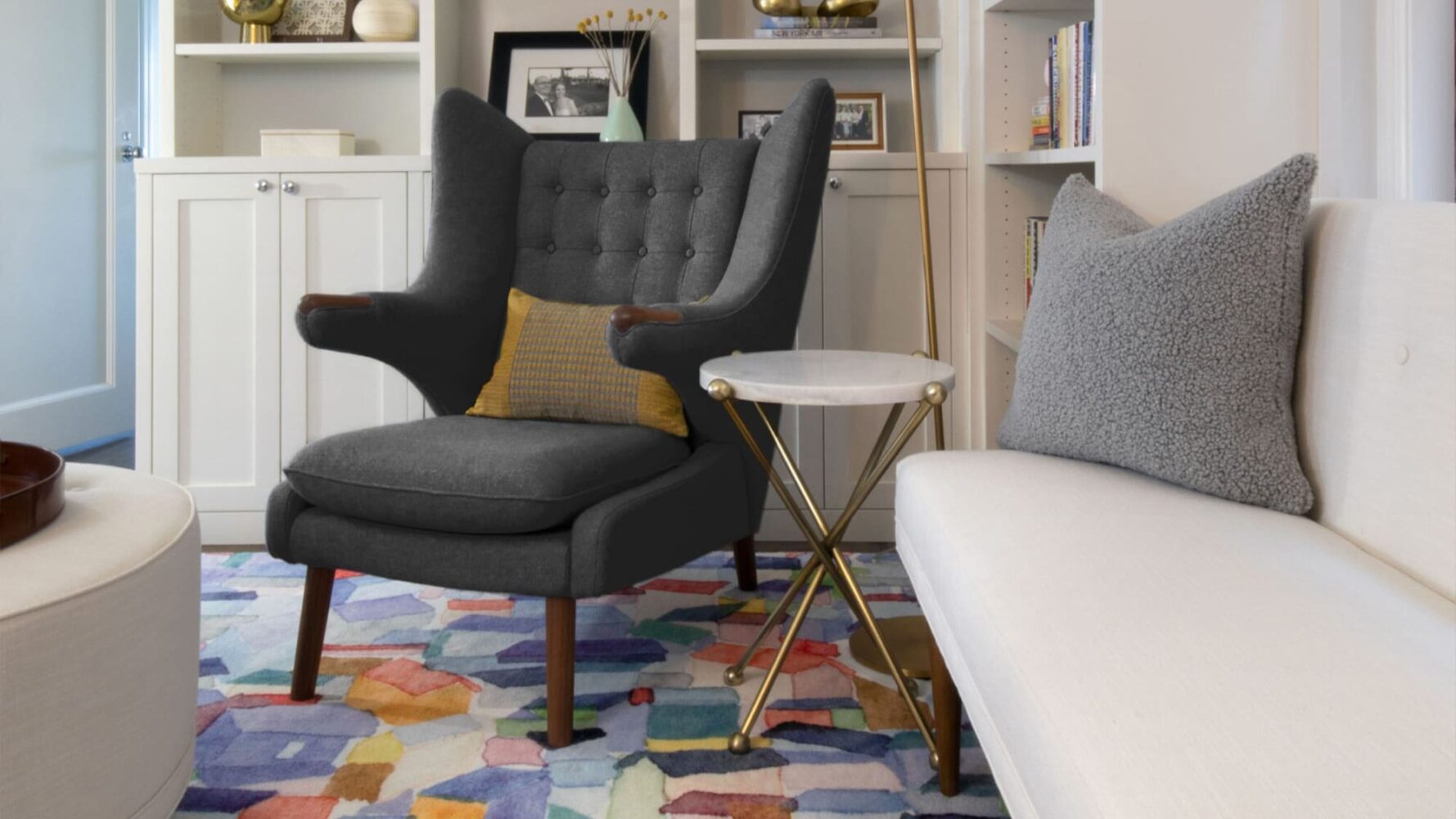 Glasgow Armchair Dark Grey 21 edited scaled | Sohnne®