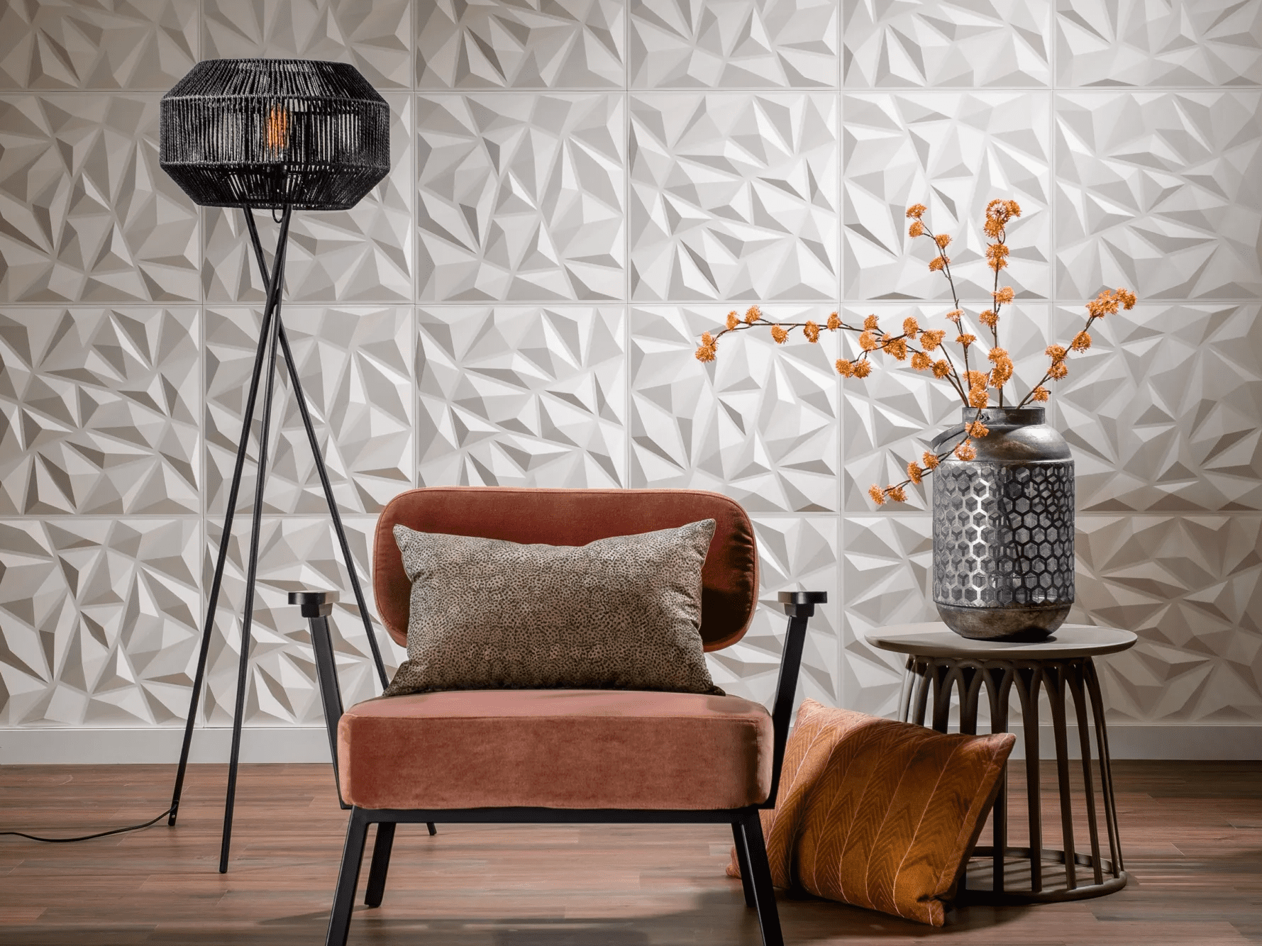 8 Modern Interior Wall Paneling Ideas 2024 with a Geometric Twist