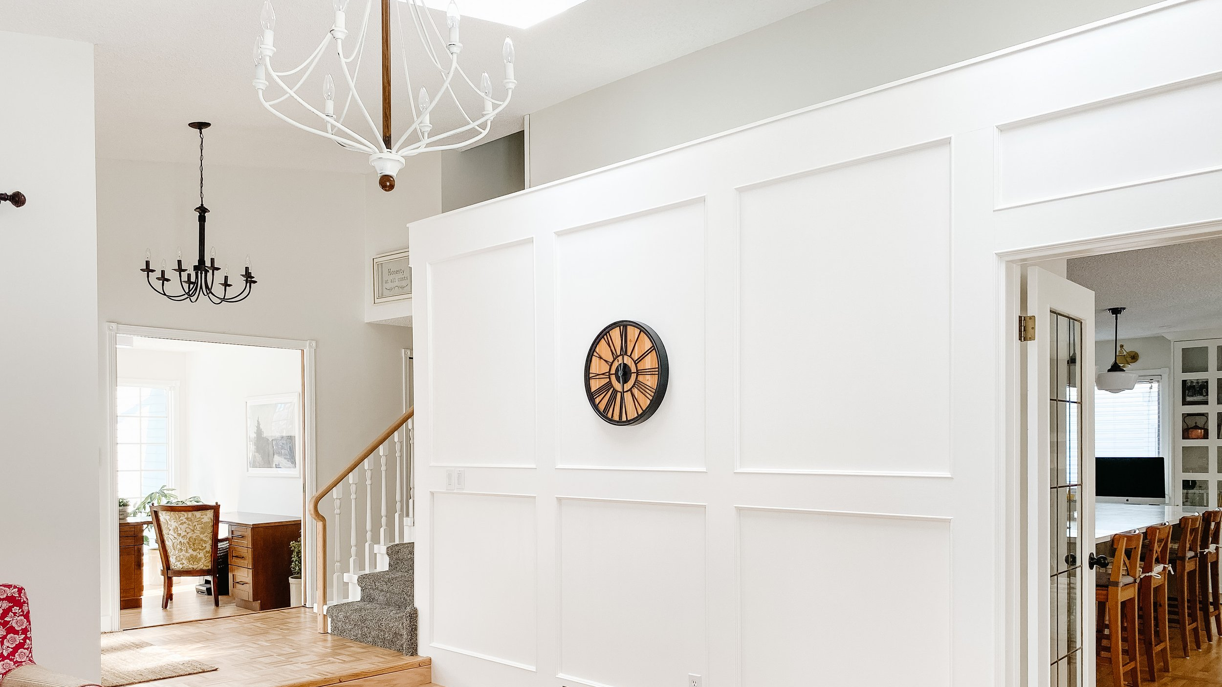 White Wall Paneling Ideas