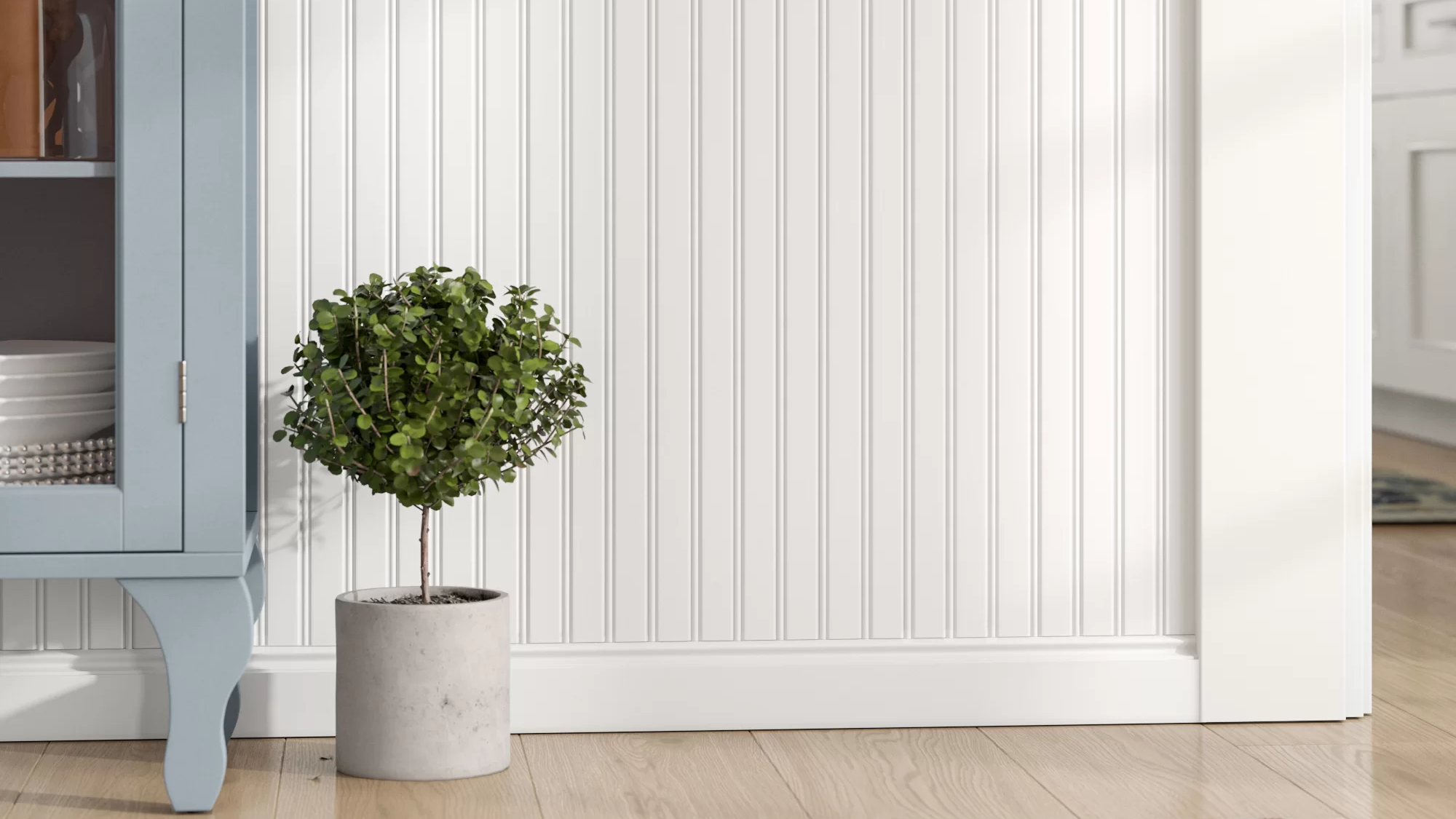 White Wall Paneling Ideas