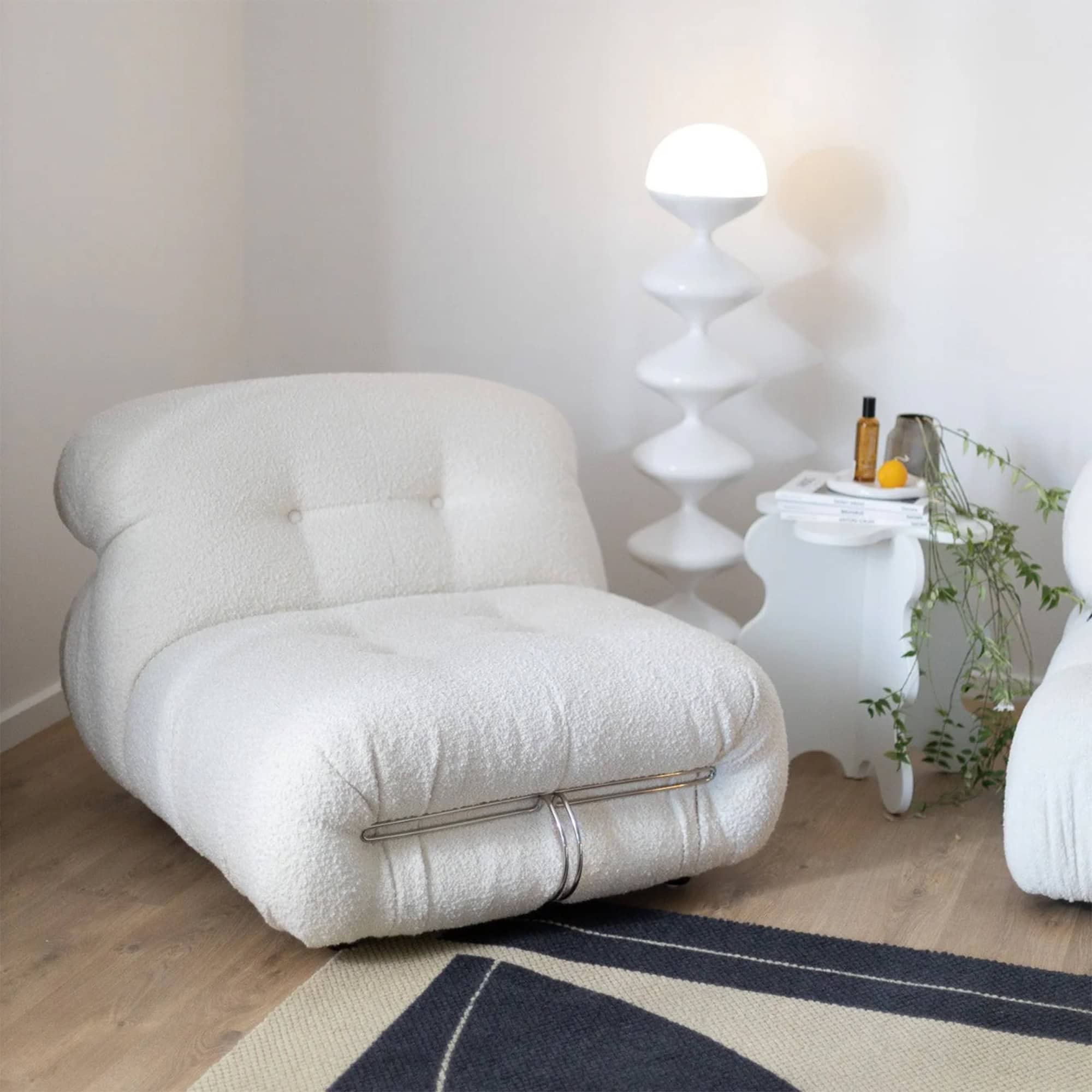 Soriana Chair 3 Soriana Chair - White Bouclé 11 - Soriana Chair