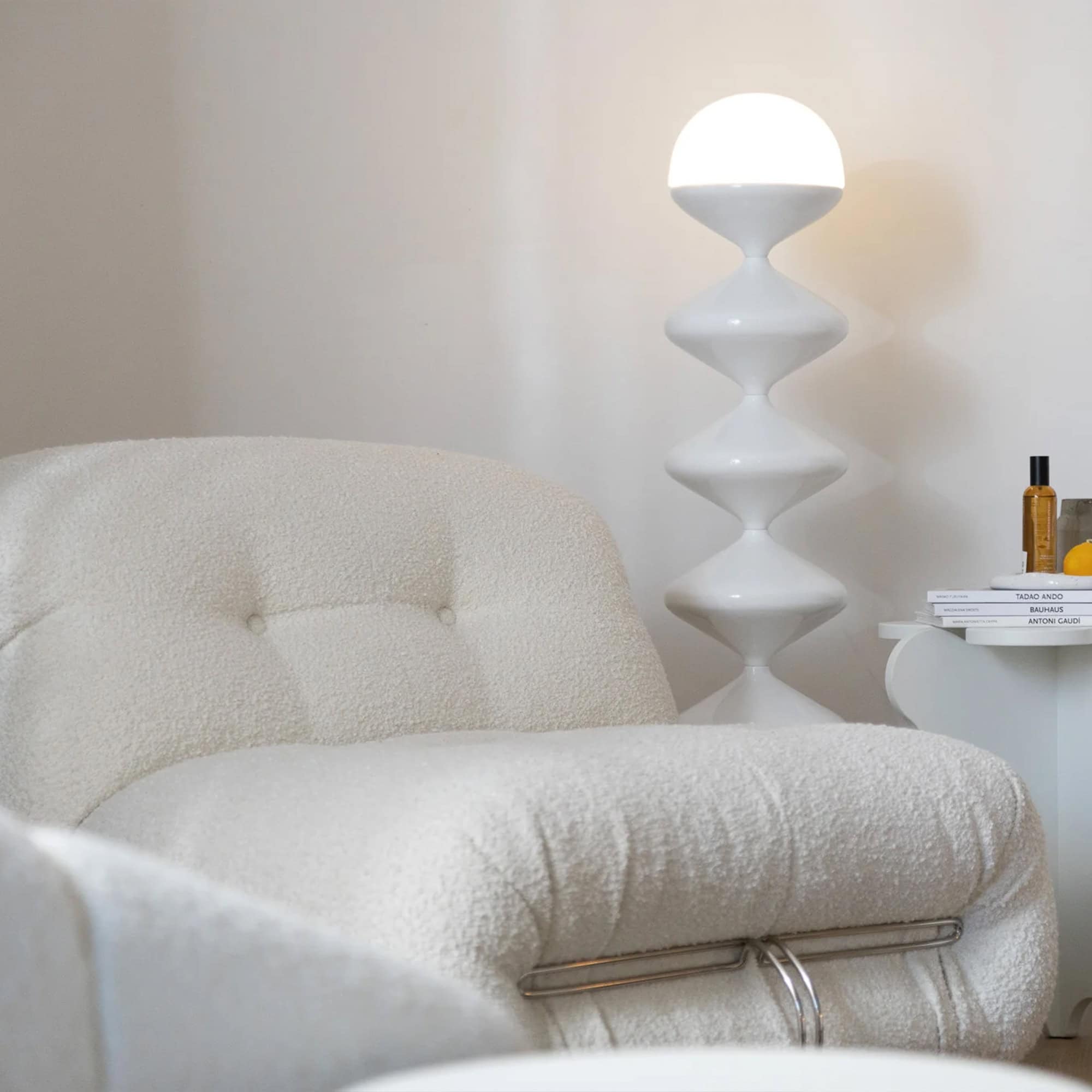 Soriana Chair - White Bouclé 12 - Soriana Chair