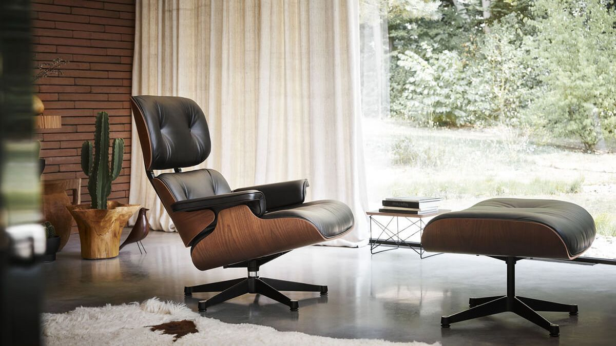 Eames Lounge Chair and Ottoman Replica (Premier Tall Version) 