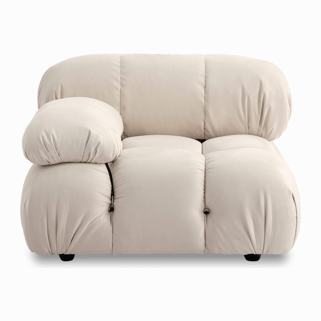 Camaleonda Sofa Modular Alcantara Beige 11 - Camaleonda