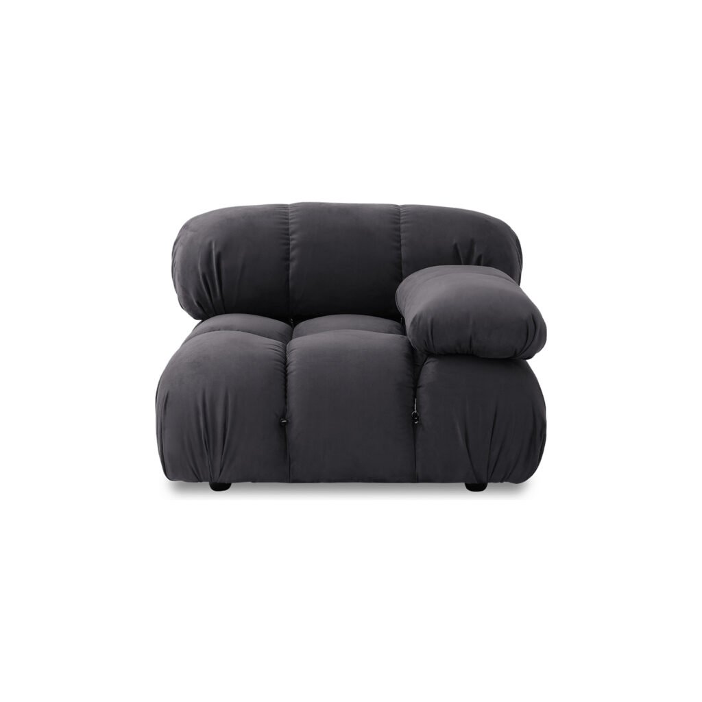Camaleonda Sofa Modular Alcantara Charcoal Grey 11 - Camaleonda