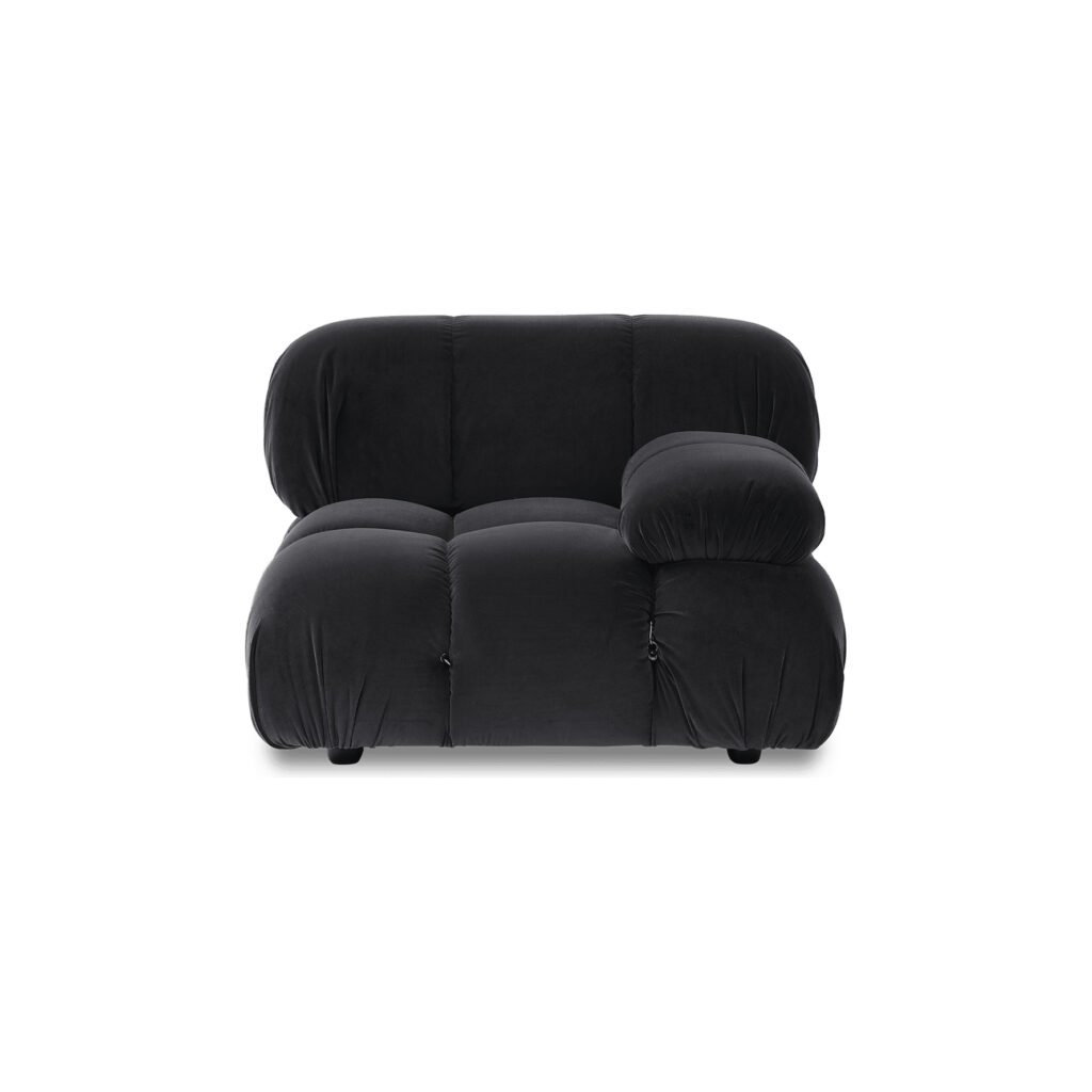 Camaleonda Sofa Modular Velvet Dark Grey 11 - Camaleonda