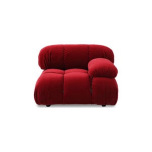 Camaleonda Sofa Modular Velvet Dark Red 11 - Camaleonda