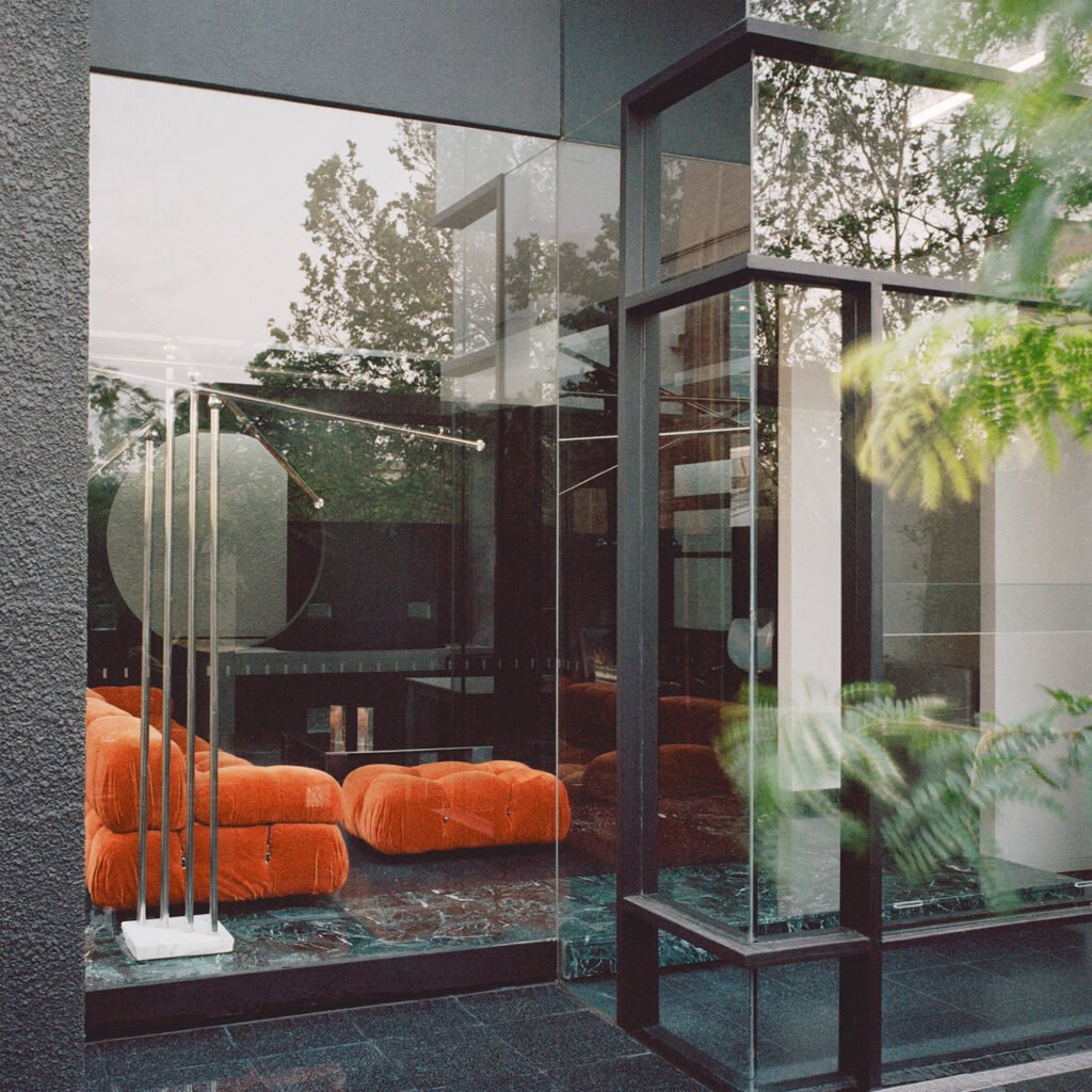 Camaleonda Sofa Modular Velvet Orange 19 scaled - Camaleonda