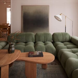 Camaleonda - Velvet Dark Green (10) - Mario Bellini