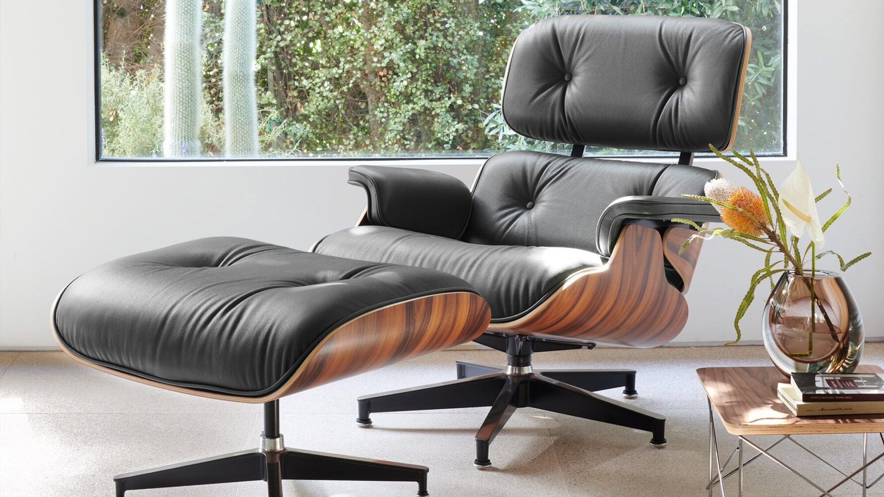 Eames Lounge Chair and Ottoman Replica (Premier Tall Version)