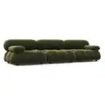 White Boucle Dark Green Velvet 2 White Boucle Dark Green Velvet 2 - Camaleonda