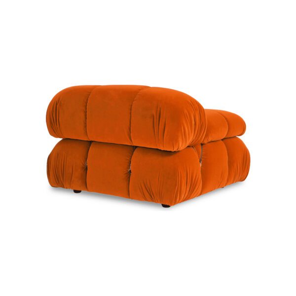 camaleonda right arm sofa velvet dark red 03 | Sohnne®